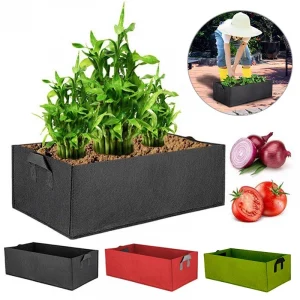 Felt Grow Bag Rectangle Planting Nursery