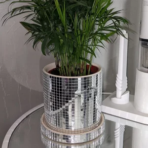 Stylish Disco Ball Planter Pot